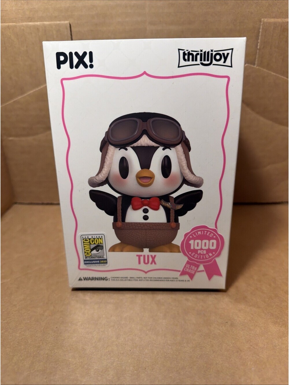 Thrilljoy Tux pix SDCC 2025 booth exclusive Sealed Chance Of Chase